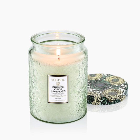 Voluspa French Cade Lavender Large Jar Candle