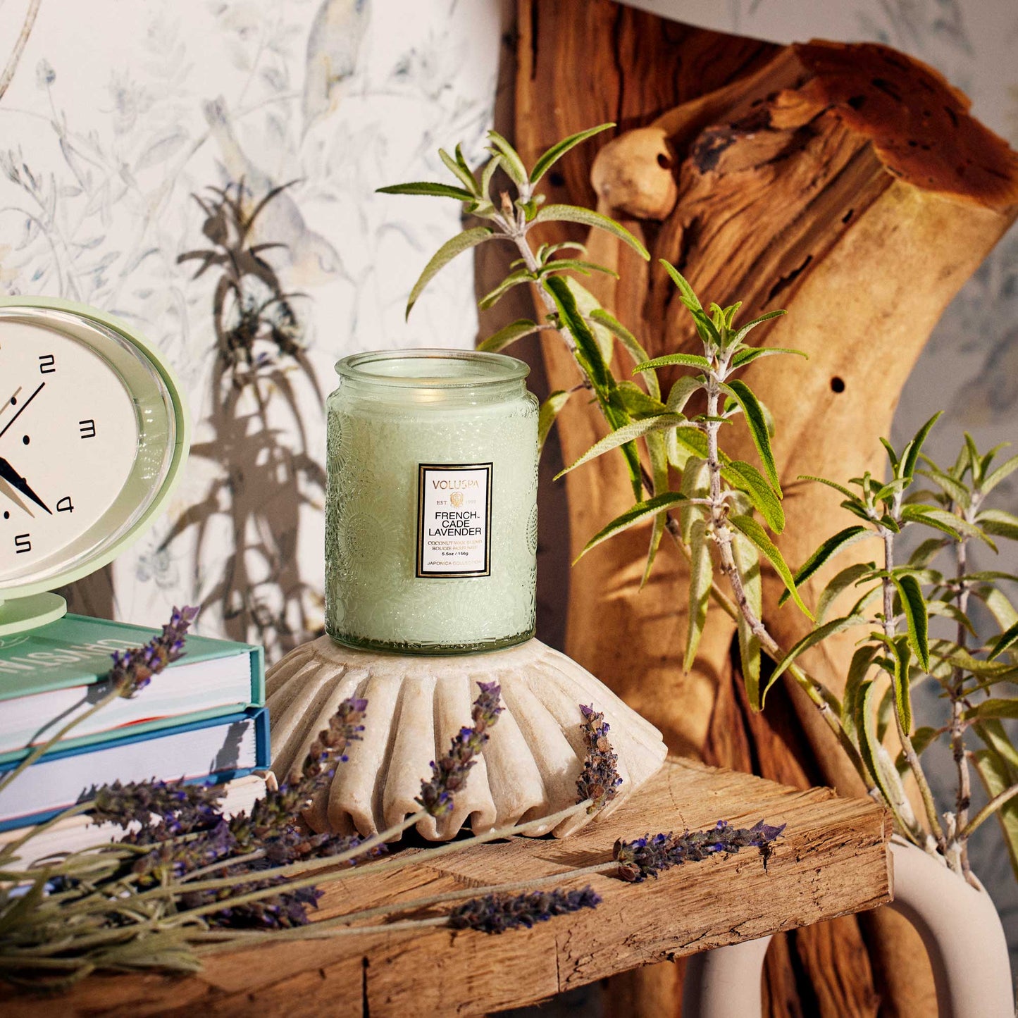 Voluspa French Cade Lavender Small Jar Candle
