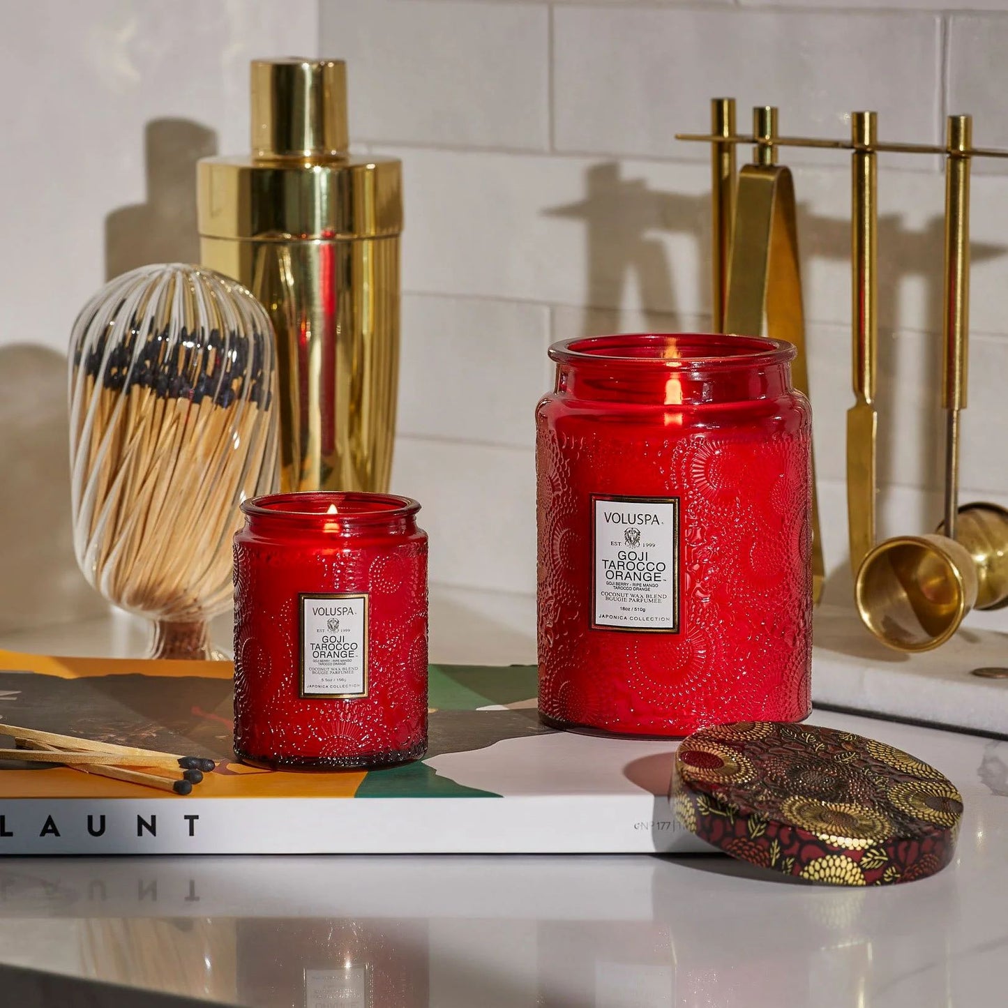 Voluspa Goji Tarocco Orange Small Jar Candle