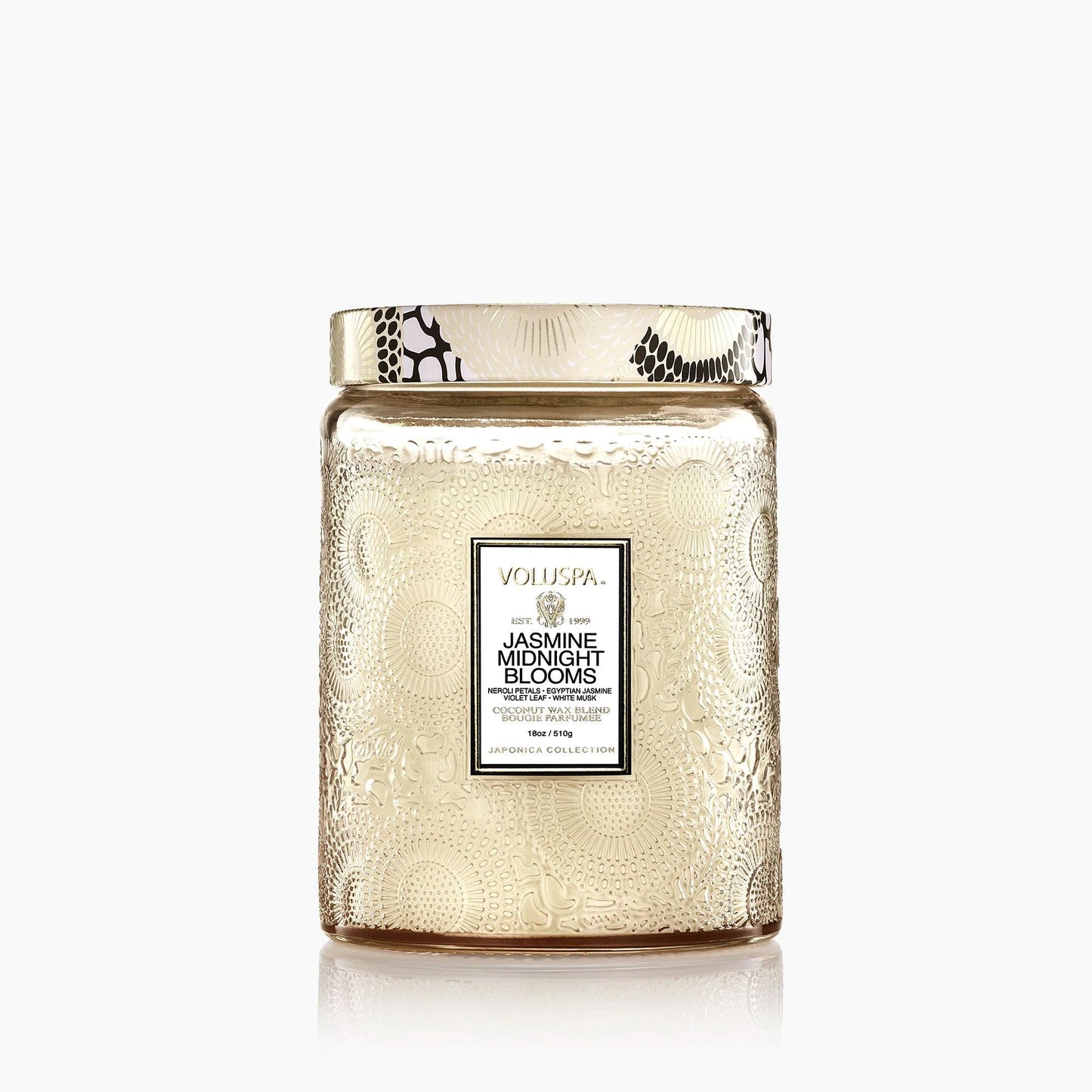Voluspa Jasmine Midnight Blooms Large Jar Candle