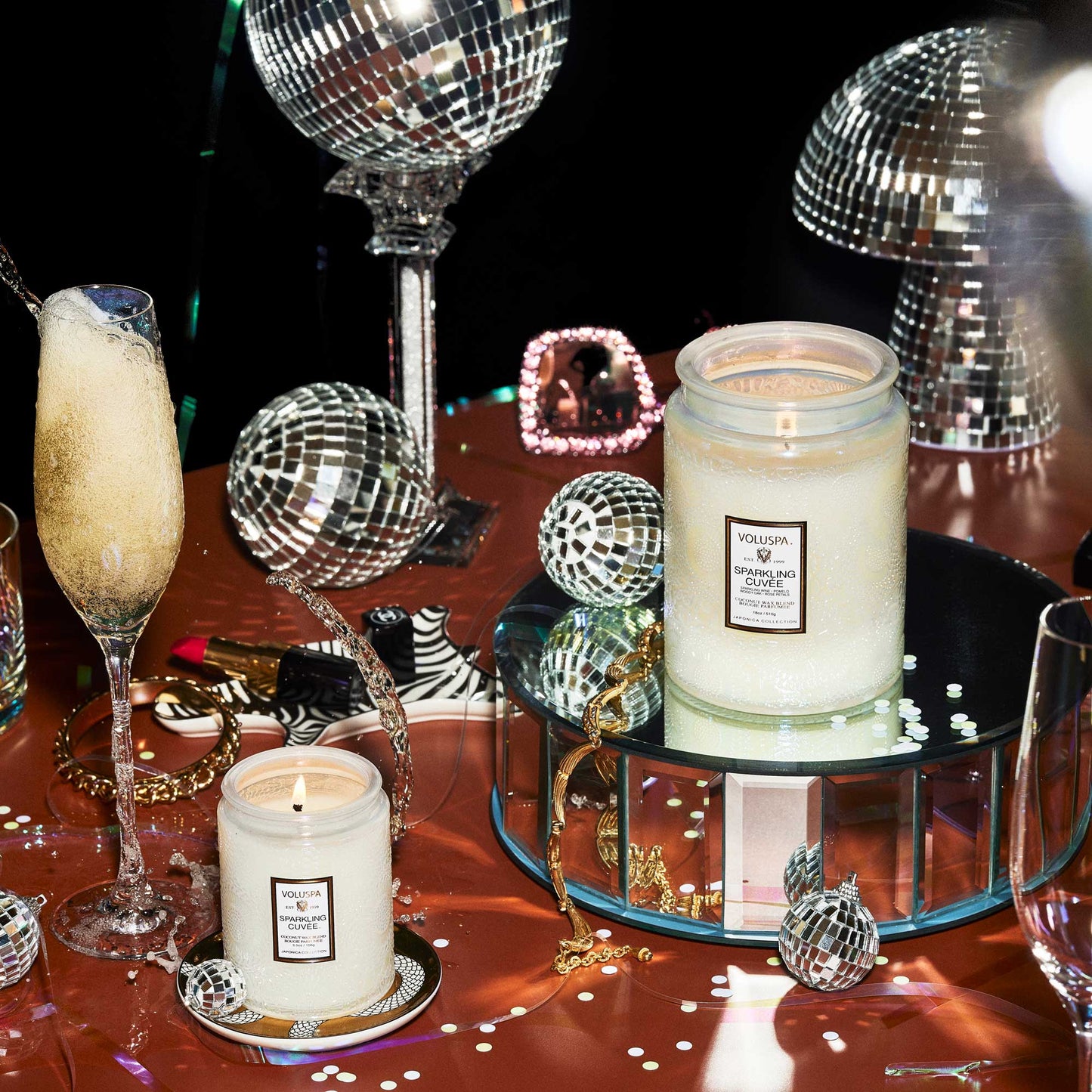 Voluspa Sparkling Cuvée Small Jar Candle
