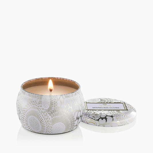 Voluspa Sparkling Cuvée Mini Tin Candle