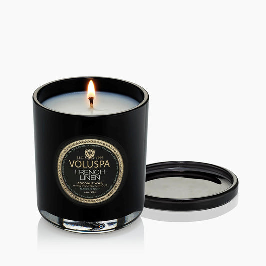 Voluspa French Linen Classic Candle
