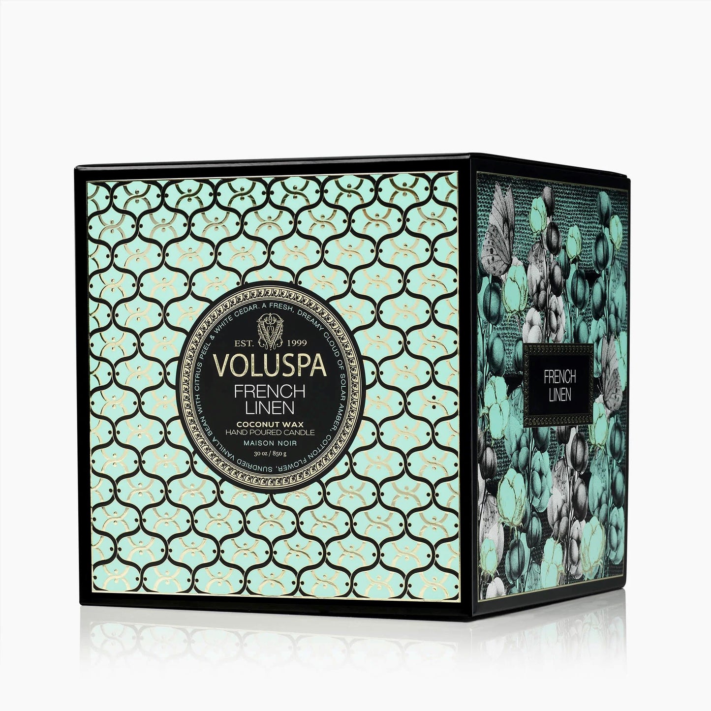 Voluspa French Linen Luxe Candle