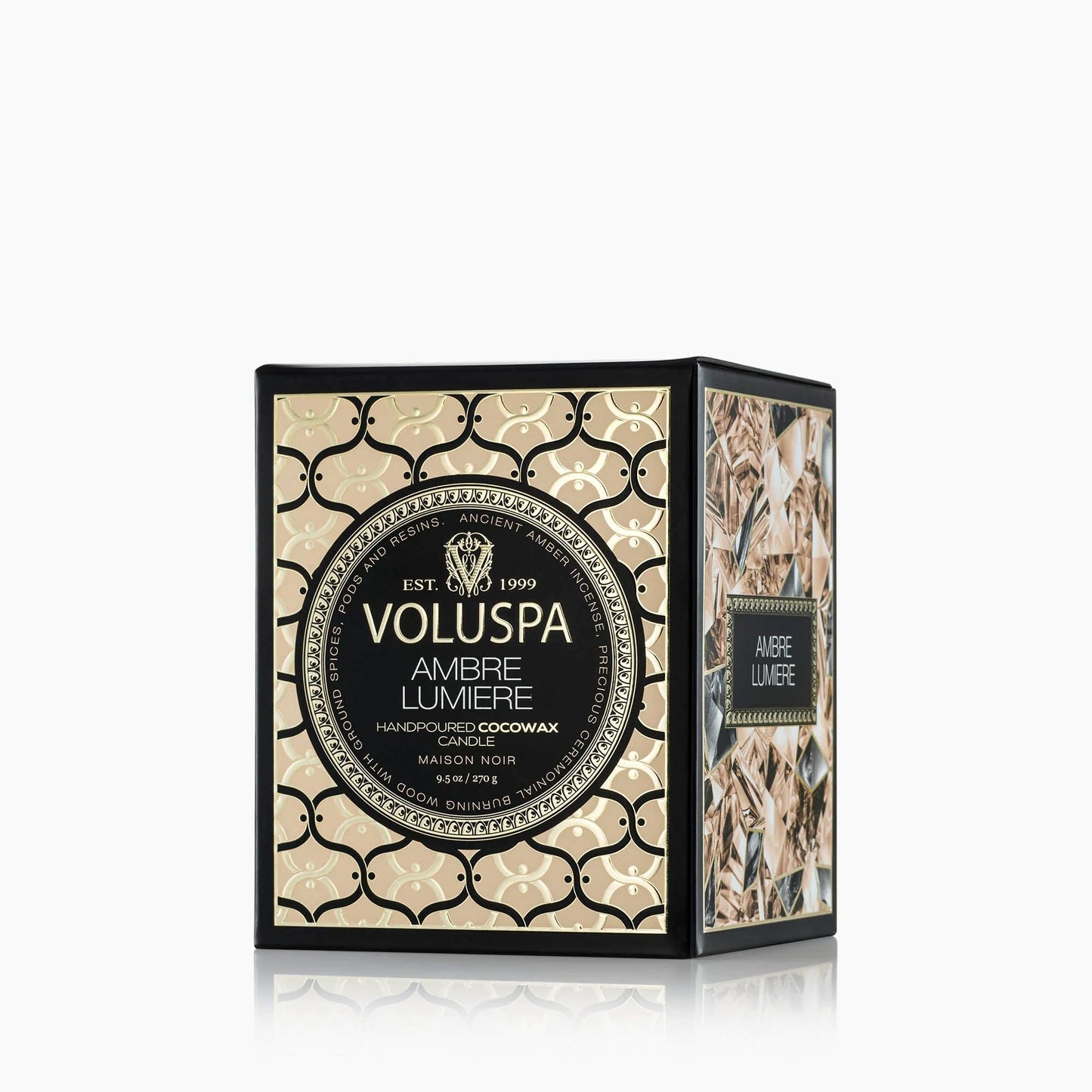 Voluspa Ambre Lumiere Classic Candle