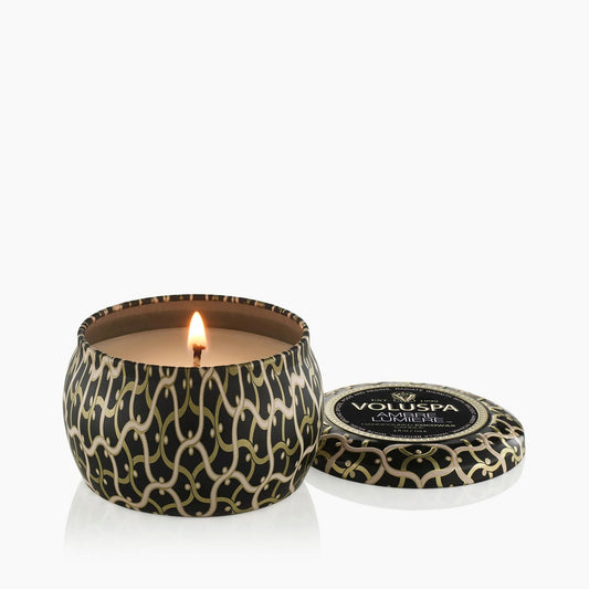 Voluspa Ambre Lumiere Mini Tin Candle