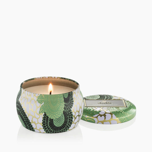 Voluspa White Cypress Mini Tin Candle