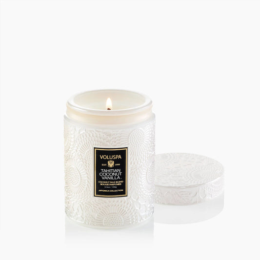 Voluspa Tahitian Coconut Vanilla Small Jar Candle