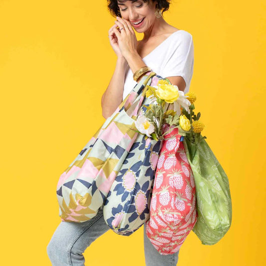 Reusable Shopper Tote with Pouch