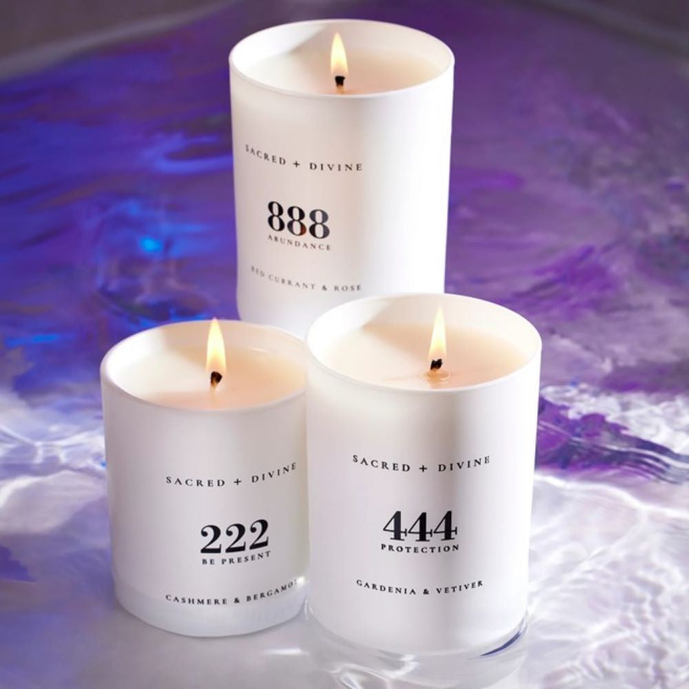 Sacred + Divine Angel Number Candle