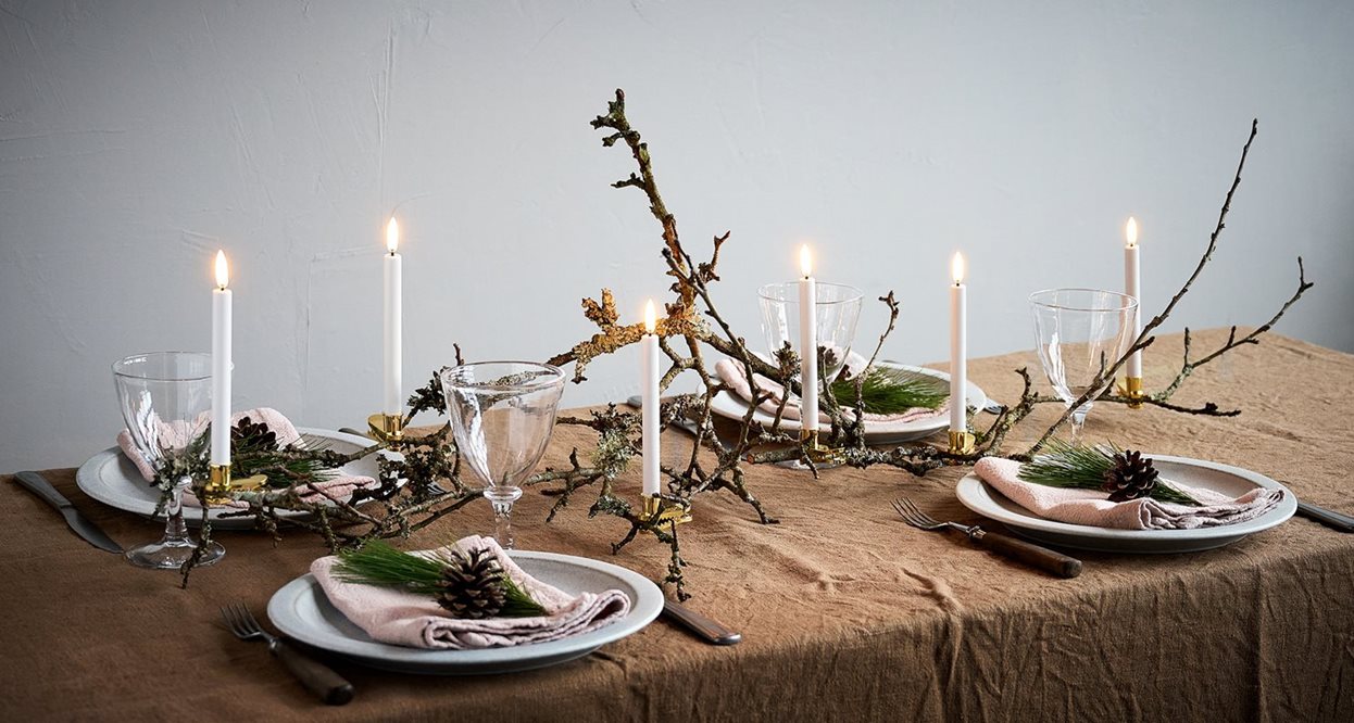 Uyuni Lighting LED Ivory Mini Taper Candles