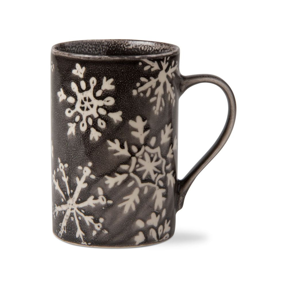 Snowflake Stoneware Mug