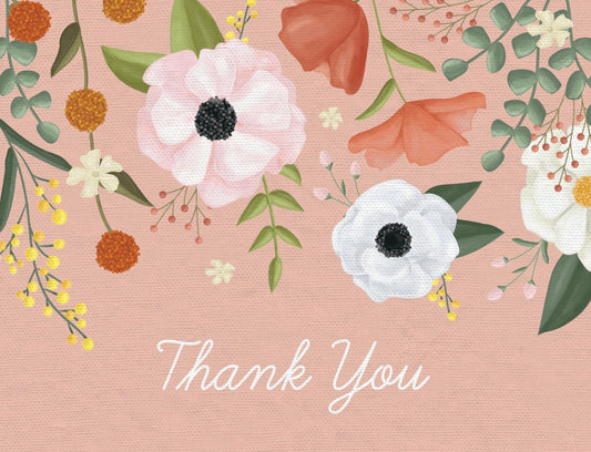 Wild Garden Thank You Boxed Cards