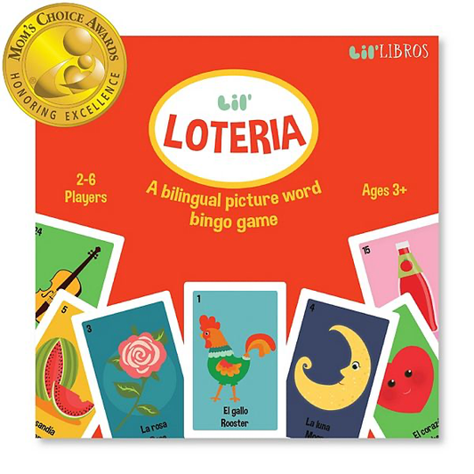 Lil’ Loteria: A bilingual picture word bingo game