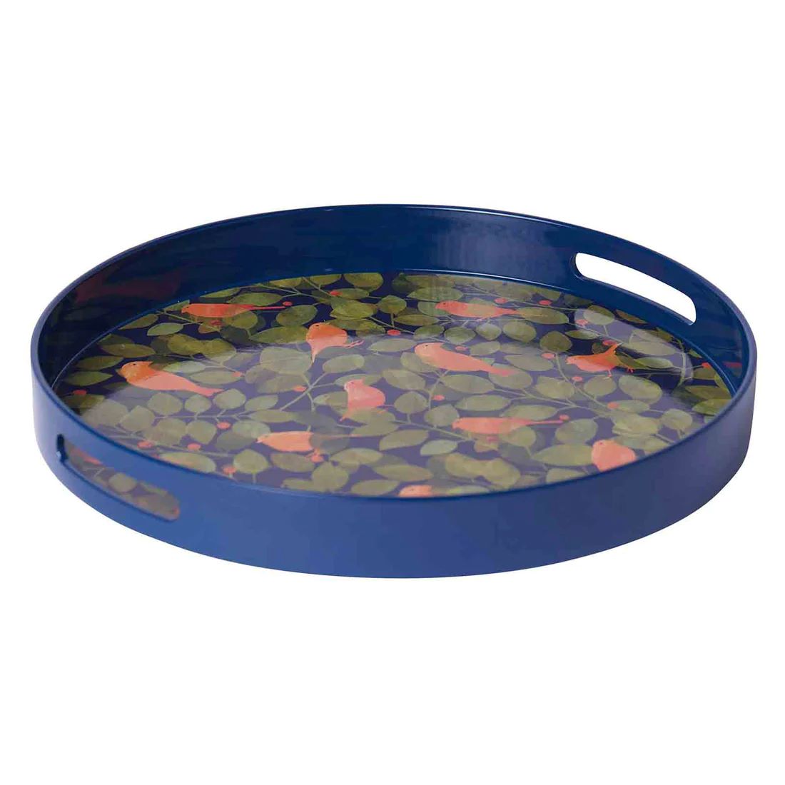 Finches Round Tray