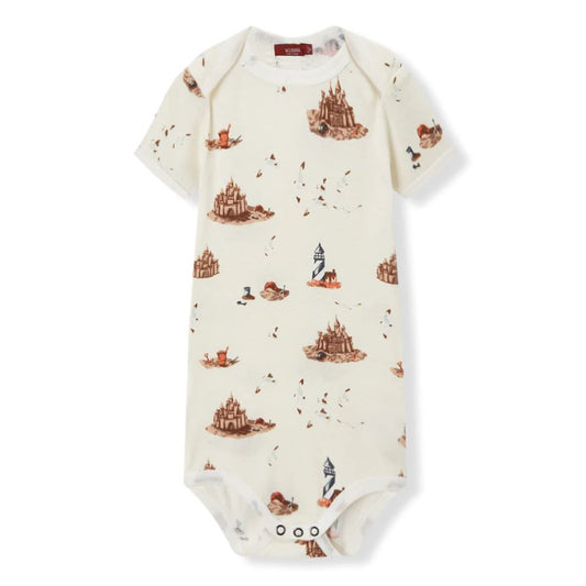 Milkbarn Sandcastle Organic Cotton One Piece