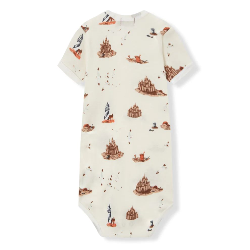 Milkbarn Sandcastle Organic Cotton One Piece