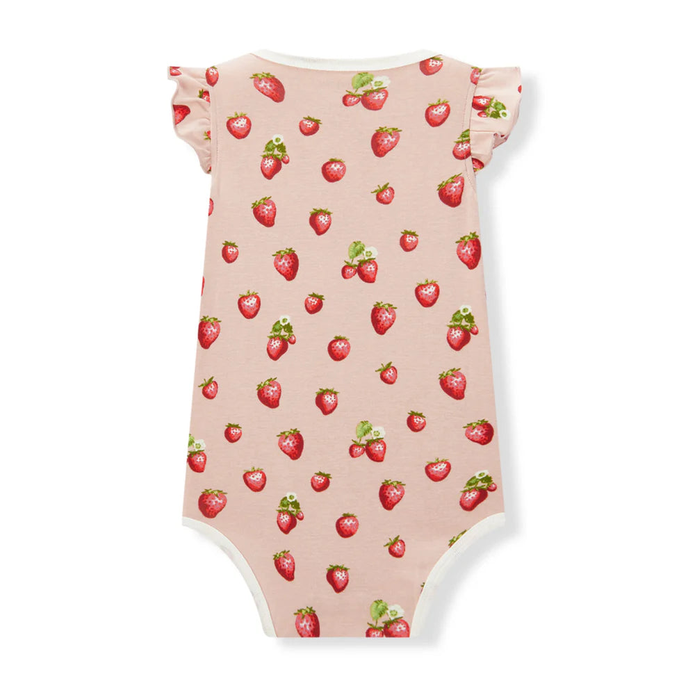 Milkbarn Organic Cotton Ruffle One Piece