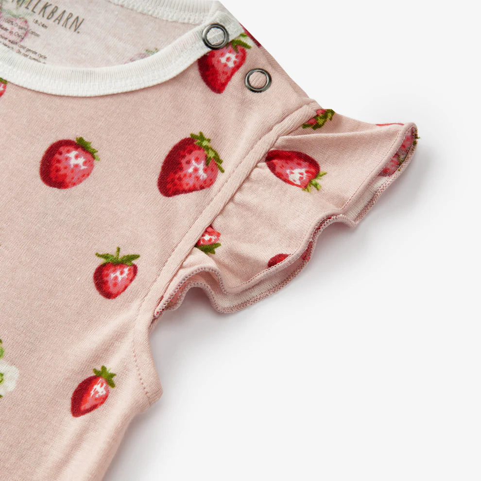 Milkbarn Organic Cotton Ruffle One Piece
