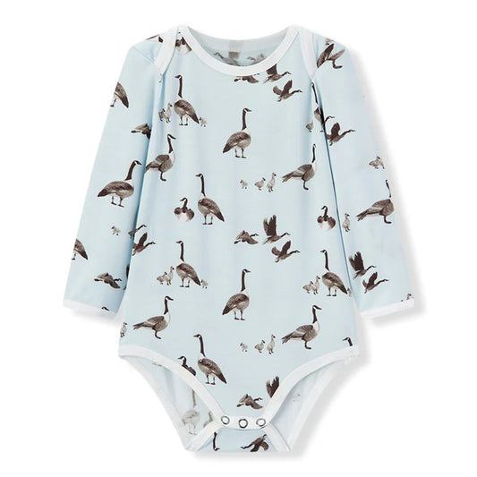 Milkbarn Goose Luxe Stretch Long Sleeve One Piece