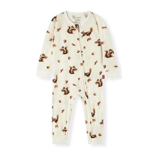 Milkbarn Luxe Stretch Zipper Pajama