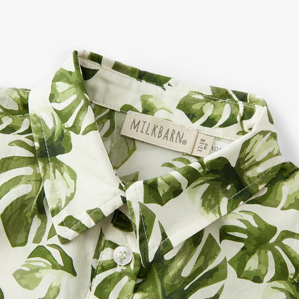 Milkbarn Island Leaf Collared Shortall