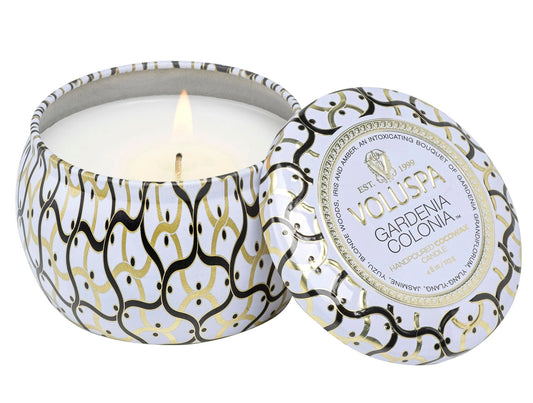 Voluspa Gardenia Colonia Mini Tin Candle
