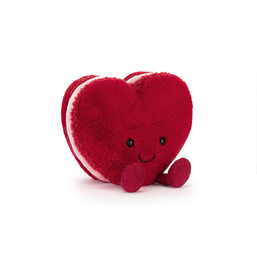 Jellycat Amuseables Red Arlette Heart Macaron