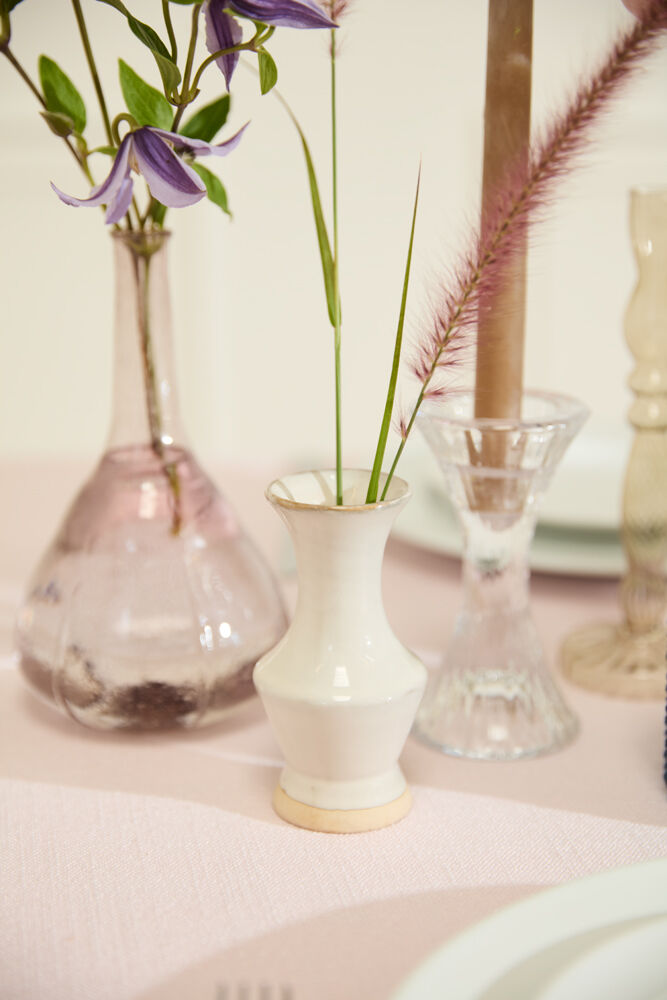 Chasing Rainbows White Budvase