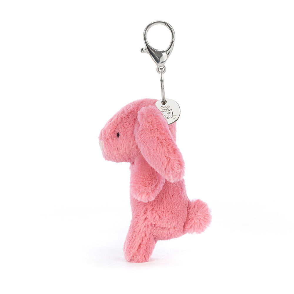 RETIRED Jellycat Bashful Pink Bunny Bag Charm