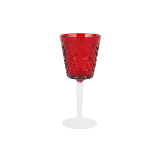 VIETRI Barocco Ruby Wine Glass