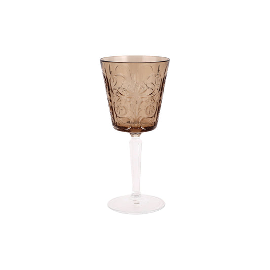 VIETRI Barocco Tortoise Wine Glass