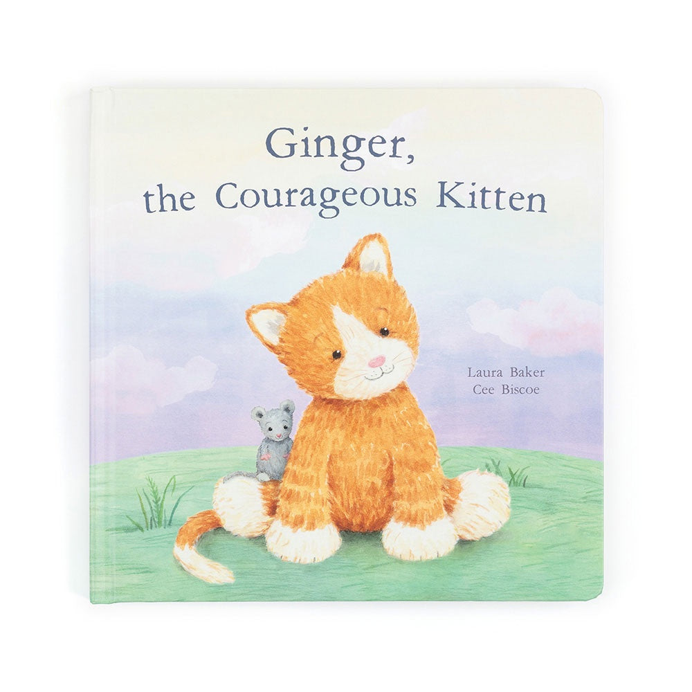 Jellycat Ginger, the Courageous Kitten Book