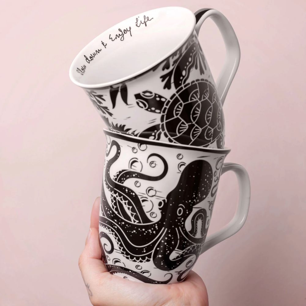 Black & White Boho Mug