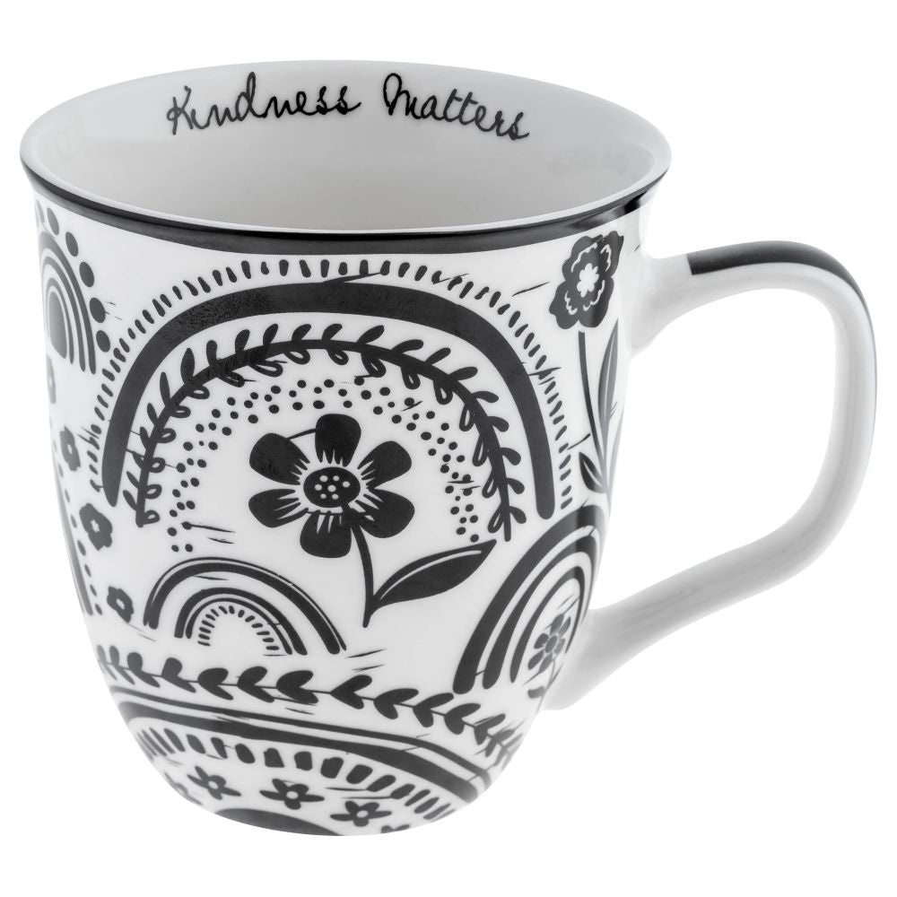 Black & White Boho Mug