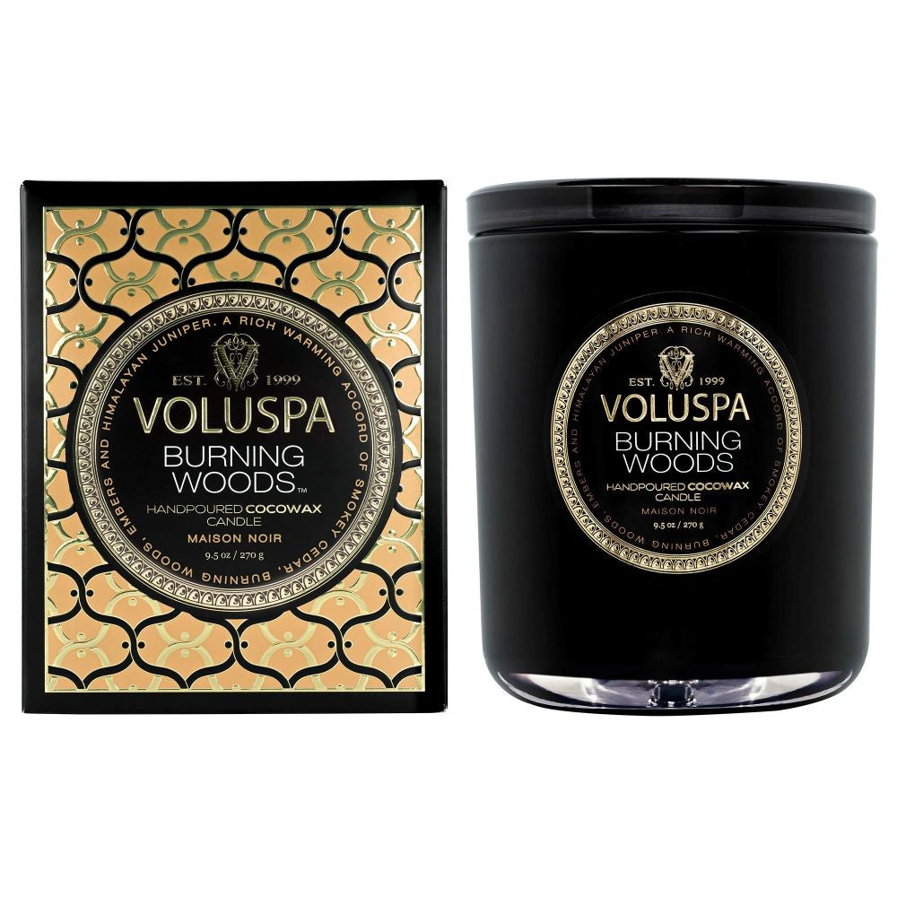 Voluspa Burning Woods Classic Candle