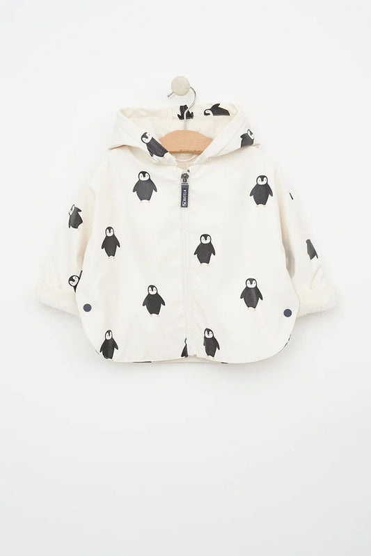 Penguin Anchor Buttons Raincoat