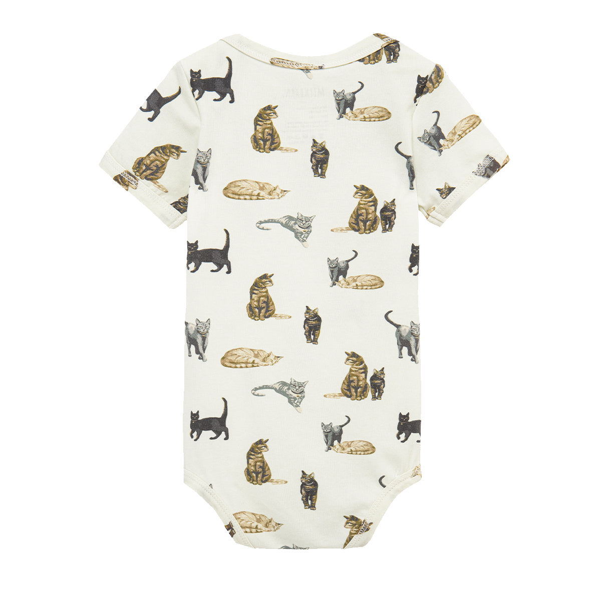 Milkbarn Cat Cotton Stretch Short Sleeve One Piece