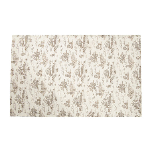 Country Toile Tea Towel