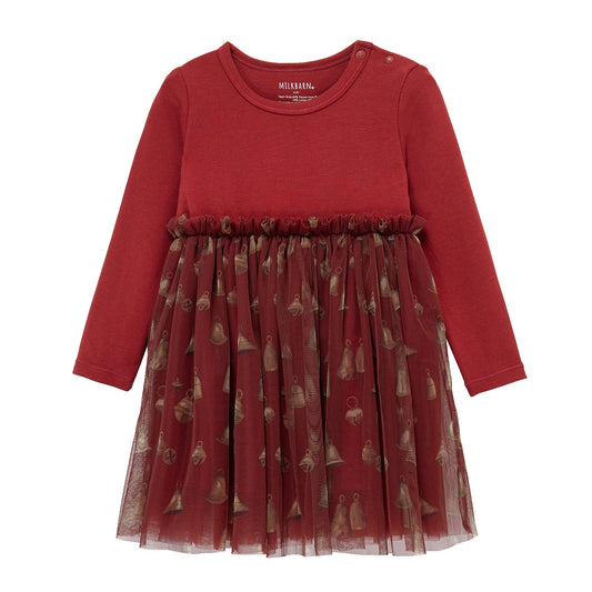 Milkbarn Vintage Bell Brushed Ballet Dress