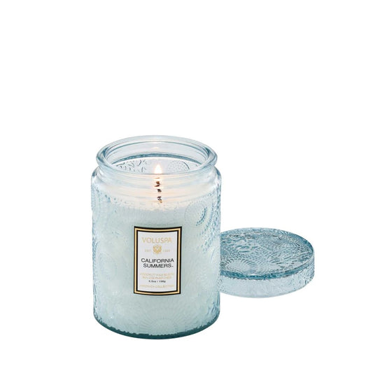 California Summers Small Glass Jar Candle