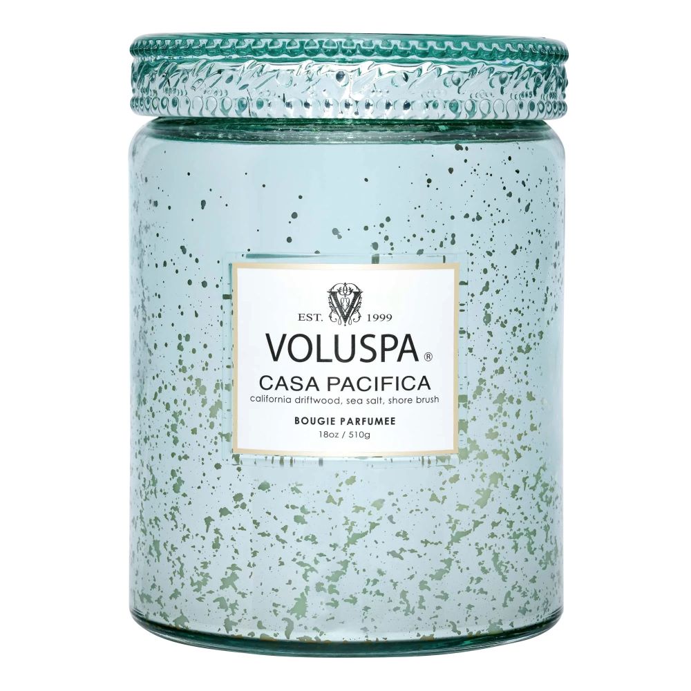 Voluspa Casa Pacifica Large Speckled Jar Candle