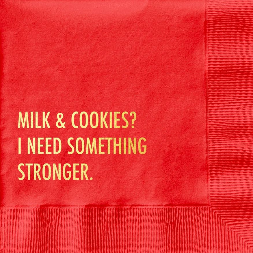 Holiday Funny Cocktail Napkins