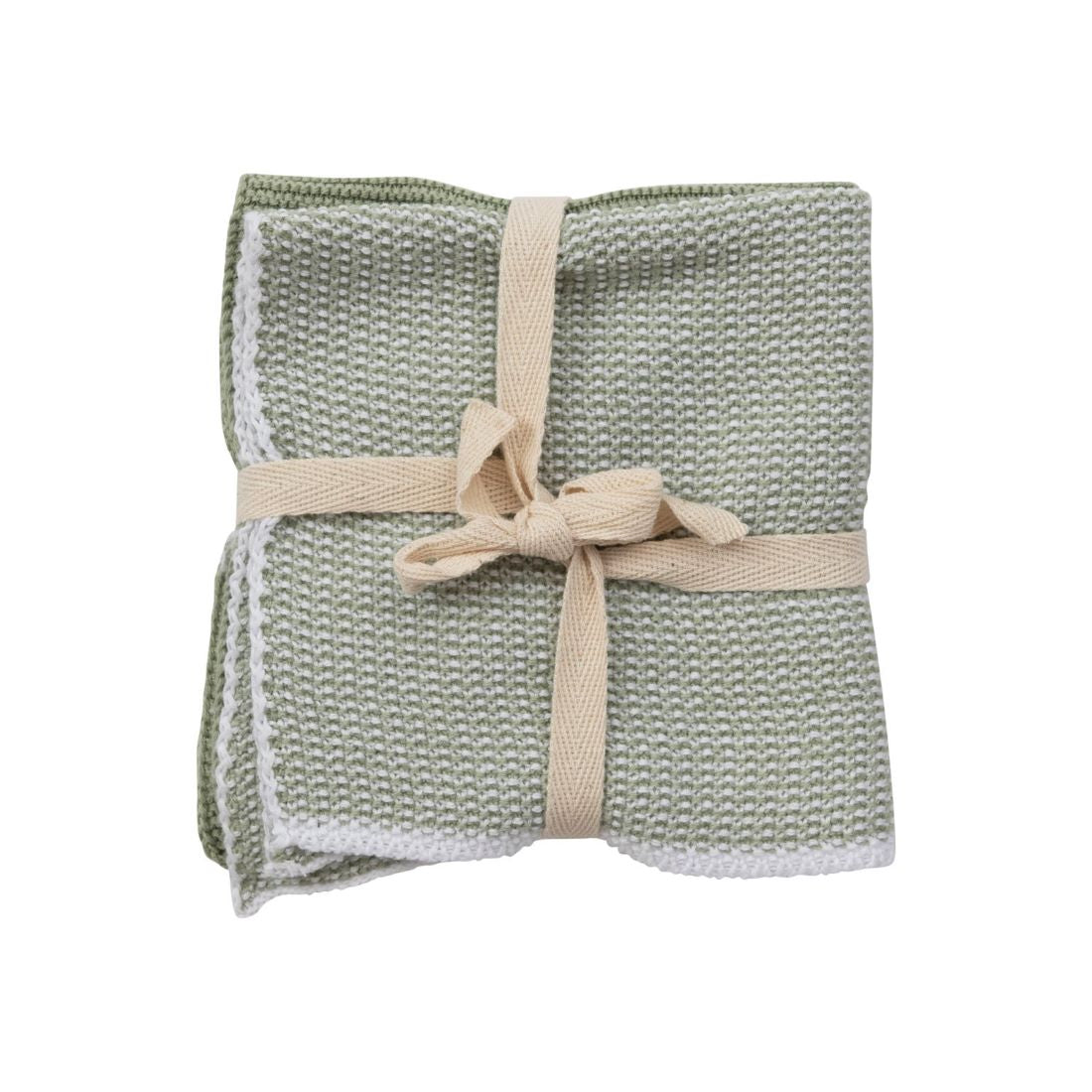 Square Cotton Knit Dishcloth Set