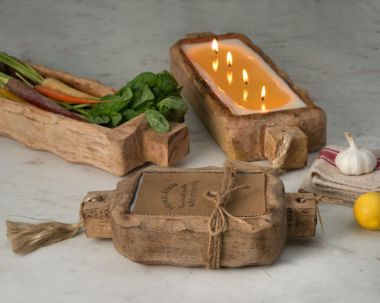 Driftwood Candle Tray | Small