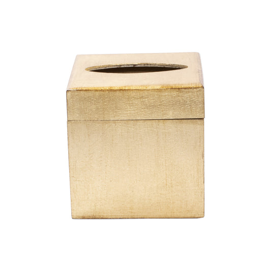 VIETRI Florentine Wooden Accessories Gold Tissue Box