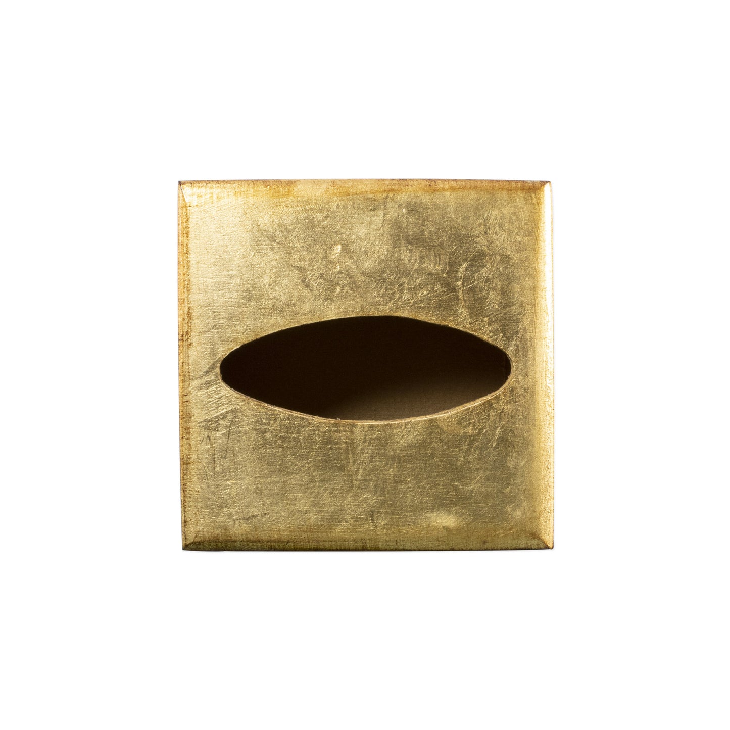 VIETRI Florentine Wooden Accessories Gold Tissue Box