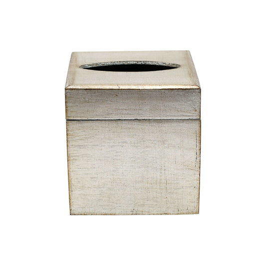 VIETRI Florentine Wooden Accessories Platinum Tissue Box