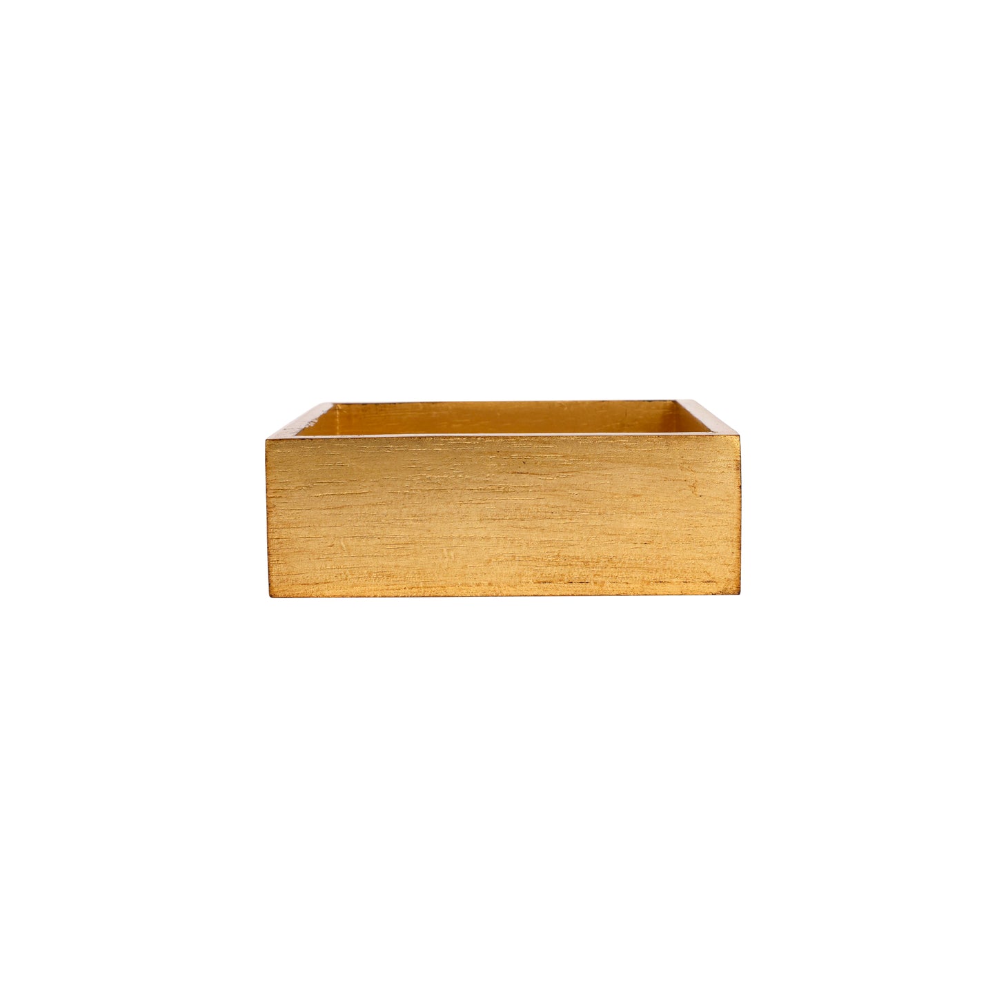 VIETRI Florentine Wooden Accessories Gold Cocktail Napkin Holder