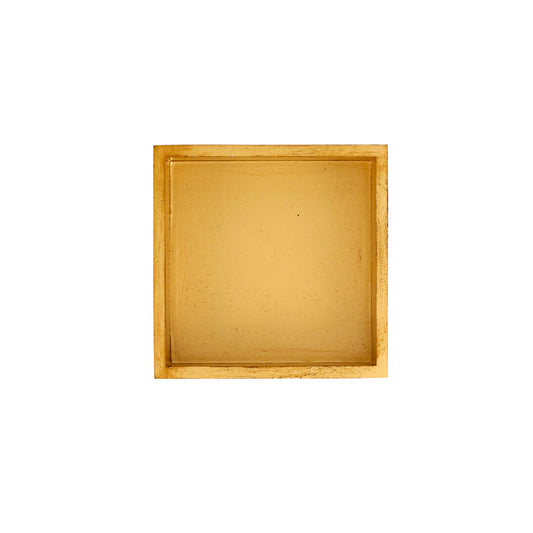 VIETRI Florentine Wooden Accessories Gold Cocktail Napkin Holder